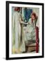 The Annunciation-Ecce Ancilla Domini (1840-50).-Dante Gabriel Rossetti-Framed Giclee Print