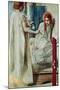The Annunciation-Ecce Ancilla Domini (1840-50).-Dante Gabriel Rossetti-Mounted Giclee Print