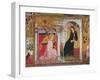 The Annunciation, Fresco from the Porziuncola, 1393-Ilario da Viterbo-Framed Giclee Print