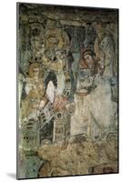 The Annunciation (Fresco in Santa Maria Antiqu), 565-578-null-Mounted Giclee Print