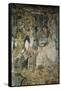 The Annunciation (Fresco in Santa Maria Antiqu), 565-578-null-Framed Stretched Canvas