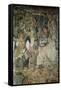 The Annunciation (Fresco in Santa Maria Antiqu), 565-578-null-Framed Stretched Canvas