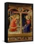 The Annunciation, from C. 1440 Altarpiece of Convent of Montecarlo-Fra Angelico-Framed Stretched Canvas
