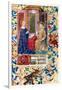 The Annunciation, from "Heures D L'Usage De Rome," circa 1465-Jean Fouquet-Framed Giclee Print