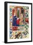 The Annunciation, from "Heures D L'Usage De Rome," circa 1465-Jean Fouquet-Framed Giclee Print
