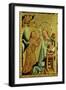 The Annunciation from the High Altar of St. Peter's in Hamburg, the Grabower Altar, 1383-Master Bertram of Minden-Framed Giclee Print