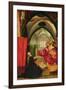 The Annunciation from the Isenheim Altarpiece, Left Hand Wing, circa 1512-16-Matthias Grünewald-Framed Giclee Print