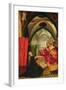 The Annunciation from the Isenheim Altarpiece, Left Hand Wing, circa 1512-16-Matthias Grünewald-Framed Giclee Print