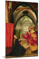 The Annunciation from the Isenheim Altarpiece, Left Hand Wing, circa 1512-16-Matthias Grünewald-Mounted Premium Giclee Print