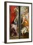 The Annunciation, from the Reverse of the Triptych of the Martyrdom of St. Stephen, circa 1617-Peter Paul Rubens-Framed Giclee Print