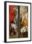 The Annunciation, from the Reverse of the Triptych of the Martyrdom of St. Stephen, circa 1617-Peter Paul Rubens-Framed Giclee Print