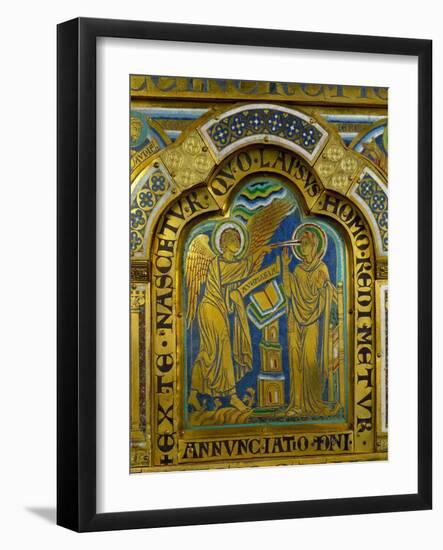 The Annunciation, from the Verdun Altar-Nicholas of Verdun-Framed Giclee Print