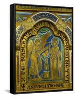 The Annunciation, from the Verdun Altar-Nicholas of Verdun-Framed Stretched Canvas