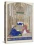 The Annunciation (Hours of Étienne Chevalie)-Jean Fouquet-Stretched Canvas