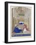 The Annunciation (Hours of Étienne Chevalie)-Jean Fouquet-Framed Giclee Print