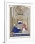 The Annunciation (Hours of Étienne Chevalie)-Jean Fouquet-Framed Giclee Print