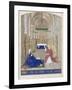 The Annunciation (Hours of Étienne Chevalie)-Jean Fouquet-Framed Giclee Print