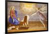 The Annunciation in Saint-Nicolas de Veroce church, Haute Savoie, France-Godong-Framed Photographic Print