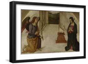 The Annunciation, Late 15th C-Giannicola di Paolo-Framed Giclee Print