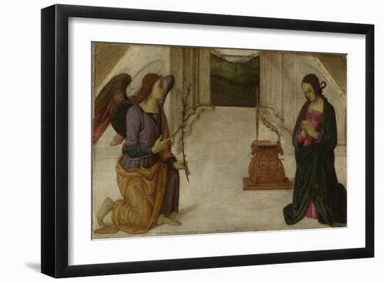 The Annunciation, Late 15th C-Giannicola di Paolo-Framed Giclee Print