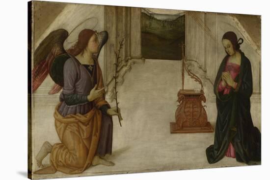 The Annunciation, Late 15th C-Giannicola di Paolo-Stretched Canvas