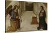 The Annunciation, Late 15th C-Giannicola di Paolo-Stretched Canvas