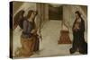 The Annunciation, Late 15th C-Giannicola di Paolo-Stretched Canvas