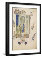 The Annunciation (Les Très Riches Heures Du Duc De Berr)-null-Framed Giclee Print