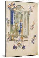 The Annunciation (Les Très Riches Heures Du Duc De Berr)-null-Mounted Giclee Print