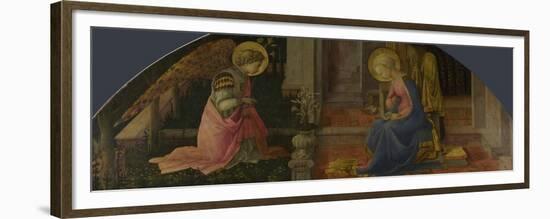 The Annunciation (Medici Pane), C. 1450-Fra Filippo Lippi-Framed Giclee Print