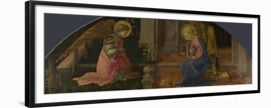 The Annunciation (Medici Pane), C. 1450-Fra Filippo Lippi-Framed Giclee Print