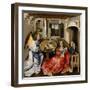 The Annunciation (Mérode Altarpiec), Ca 1428-1432-Robert Campin-Framed Giclee Print