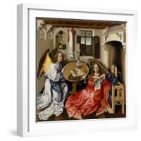 The Annunciation (Mérode Altarpiec), Ca 1428-1432-Robert Campin-Framed Giclee Print