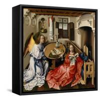 The Annunciation (Mérode Altarpiec), Ca 1428-1432-Robert Campin-Framed Stretched Canvas