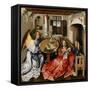 The Annunciation (Mérode Altarpiec), Ca 1428-1432-Robert Campin-Framed Stretched Canvas