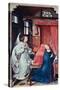 The Annunciation, no.1-Rogier van der Weyden-Stretched Canvas