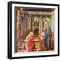 The Annunciation (Oil on Panel)-Fra Filippo Lippi-Framed Giclee Print