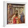 The Annunciation (Oil on Panel)-Fra Filippo Lippi-Framed Giclee Print