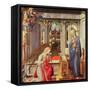 The Annunciation (Oil on Panel)-Fra Filippo Lippi-Framed Stretched Canvas