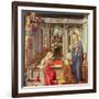 The Annunciation (Oil on Panel)-Fra Filippo Lippi-Framed Giclee Print