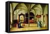 The Annunciation (Oil on Panel)-Hendrik van Steenwyck-Framed Stretched Canvas