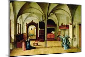 The Annunciation (Oil on Panel)-Hendrik van Steenwyck-Mounted Giclee Print