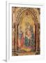 The Annunciation (Part of Polyptych) (Oil on Panel)-Veneziano Lorenzo-Framed Giclee Print