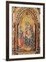 The Annunciation (Part of Polyptych) (Oil on Panel)-Veneziano Lorenzo-Framed Giclee Print