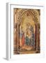 The Annunciation (Part of Polyptych) (Oil on Panel)-Veneziano Lorenzo-Framed Giclee Print