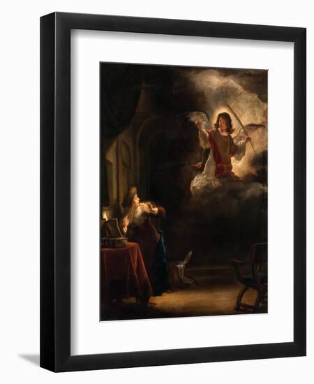 The Annunciation - Peinture De Salomon Koninck (1609-1656) - 1655 - Oil on Canvas - 72,5X61,5 - Hal-Salomon Koninck-Framed Giclee Print