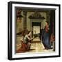 The Annunciation (Predella Detail)-Benvenuto di Giovanni-Framed Giclee Print