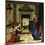 The Annunciation (Predella Detail)-Benvenuto di Giovanni-Mounted Giclee Print