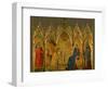 The Annunciation, Saints Asano and Margaret, Prophets Jeremiah, Ezechiel, Isaiah, and Daniel-Simone Martini-Framed Giclee Print