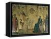 The Annunciation, Simone Martini, Uffizi, Florence, Tuscany, Italy-Walter Rawlings-Framed Stretched Canvas